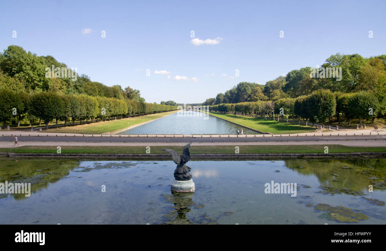 Palazzo Fontainebleau, Grand Canal Foto Stock