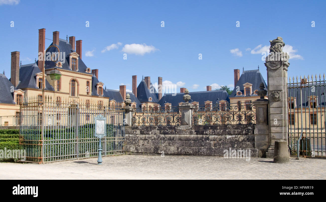 Palazzo Fontainebleau, Cour de uffici Foto Stock