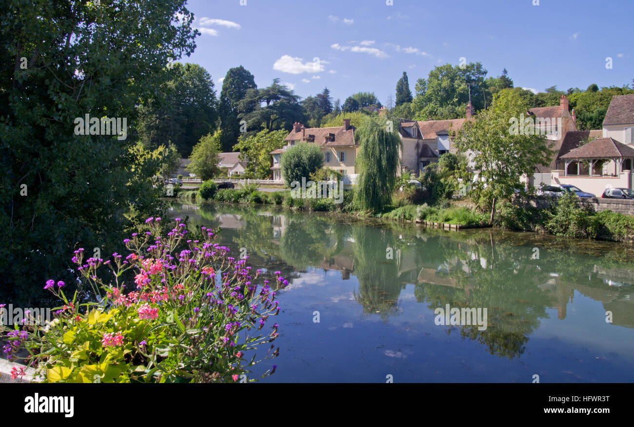 Samois-sur-Seine Foto Stock