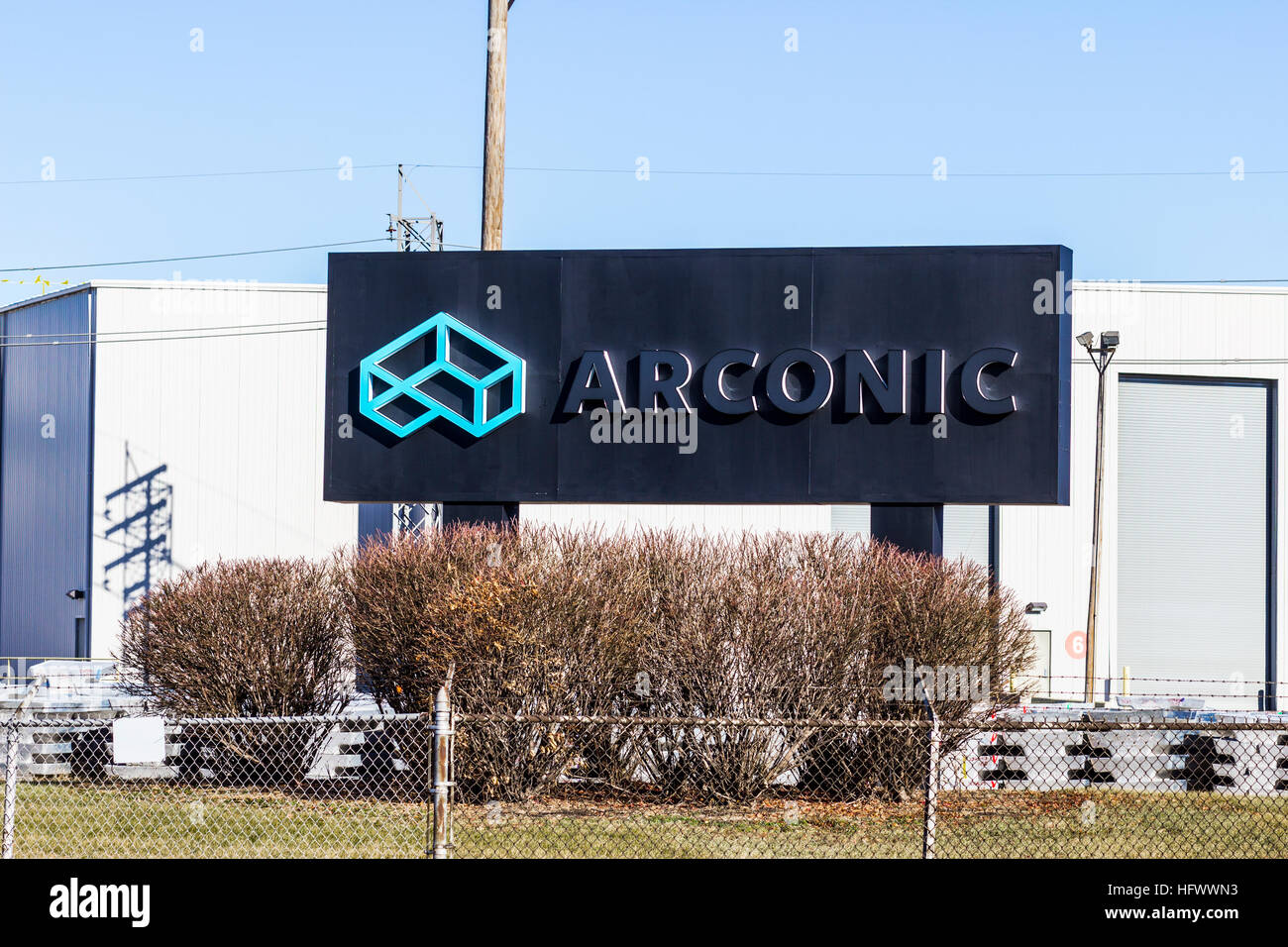 Lafayette - Circa nel dicembre 2016: Arconic forgiatura e impianto di estrusione. Arconic era finito in testacoda di Alcoa nel 2016 HO Foto Stock