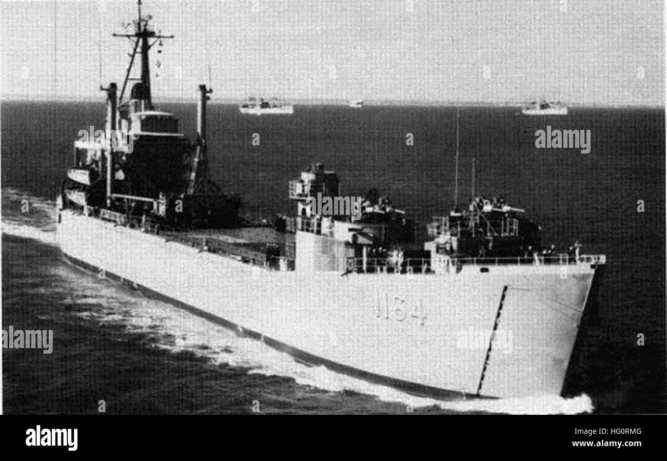 USS Walworth County (LST-1164) Foto Stock