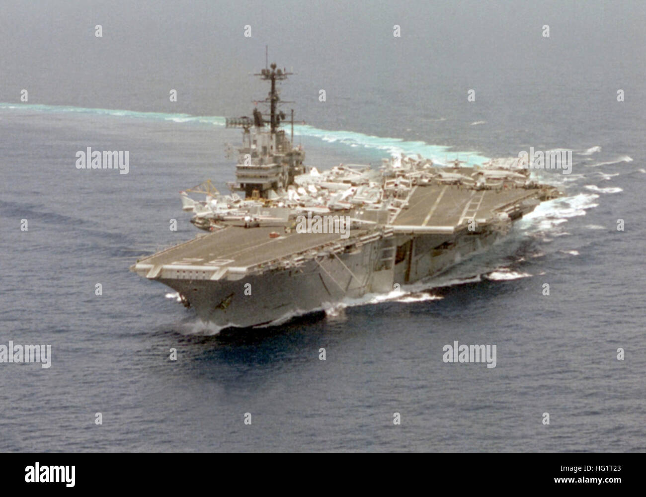 USS Indipendenza (CV-62) nel giugno 1979 Foto Stock