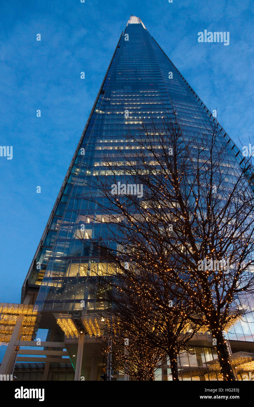 La Shard, quarto edificio più alto in Europa, London, Regno Unito Foto Stock