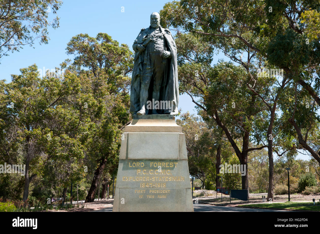 John Forrest monumento - Perth - Australia Foto Stock