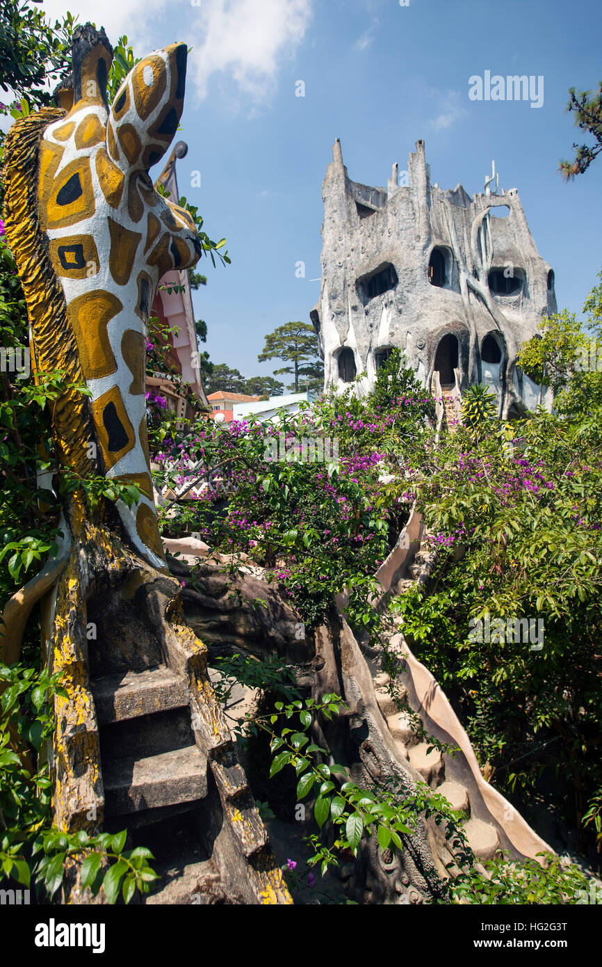 Crazy House Dalat Vietnam Foto Stock