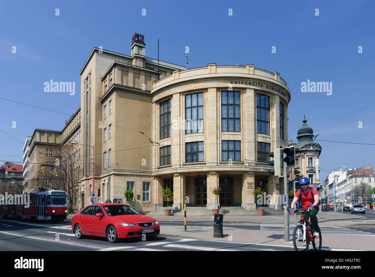 Bratislava (Pressburg): Comenius University, , , la Slovacchia Foto Stock