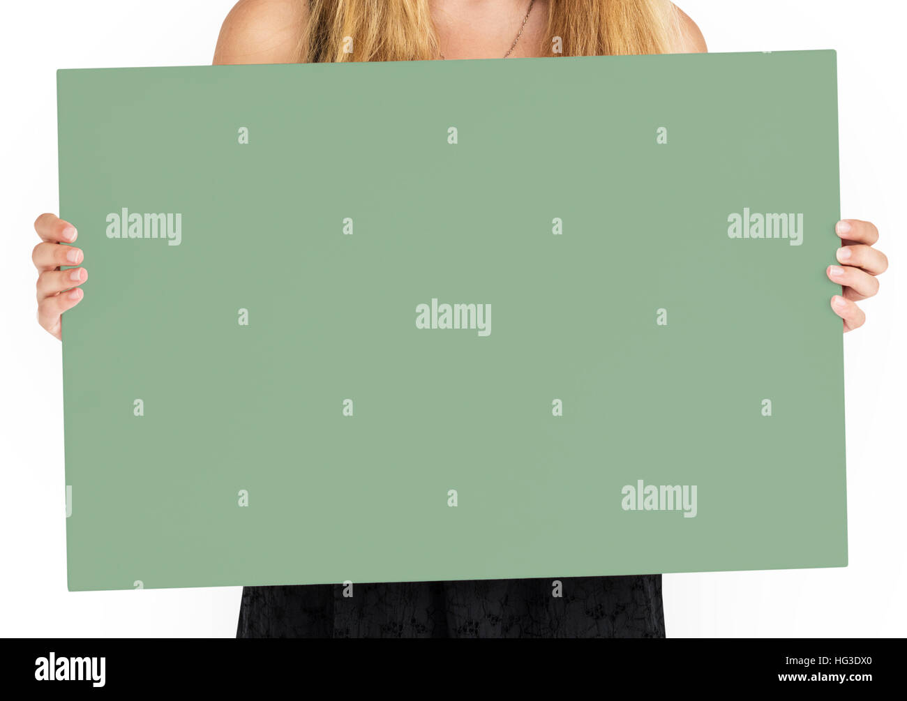 Targhetta vuota Copyspace concetto di comunicazione Foto Stock