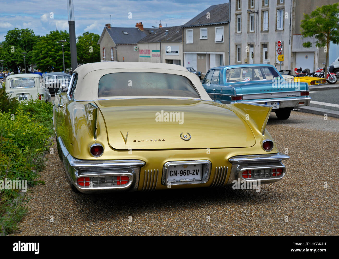 Cadillac Eldorado convertibile American classic car Foto Stock