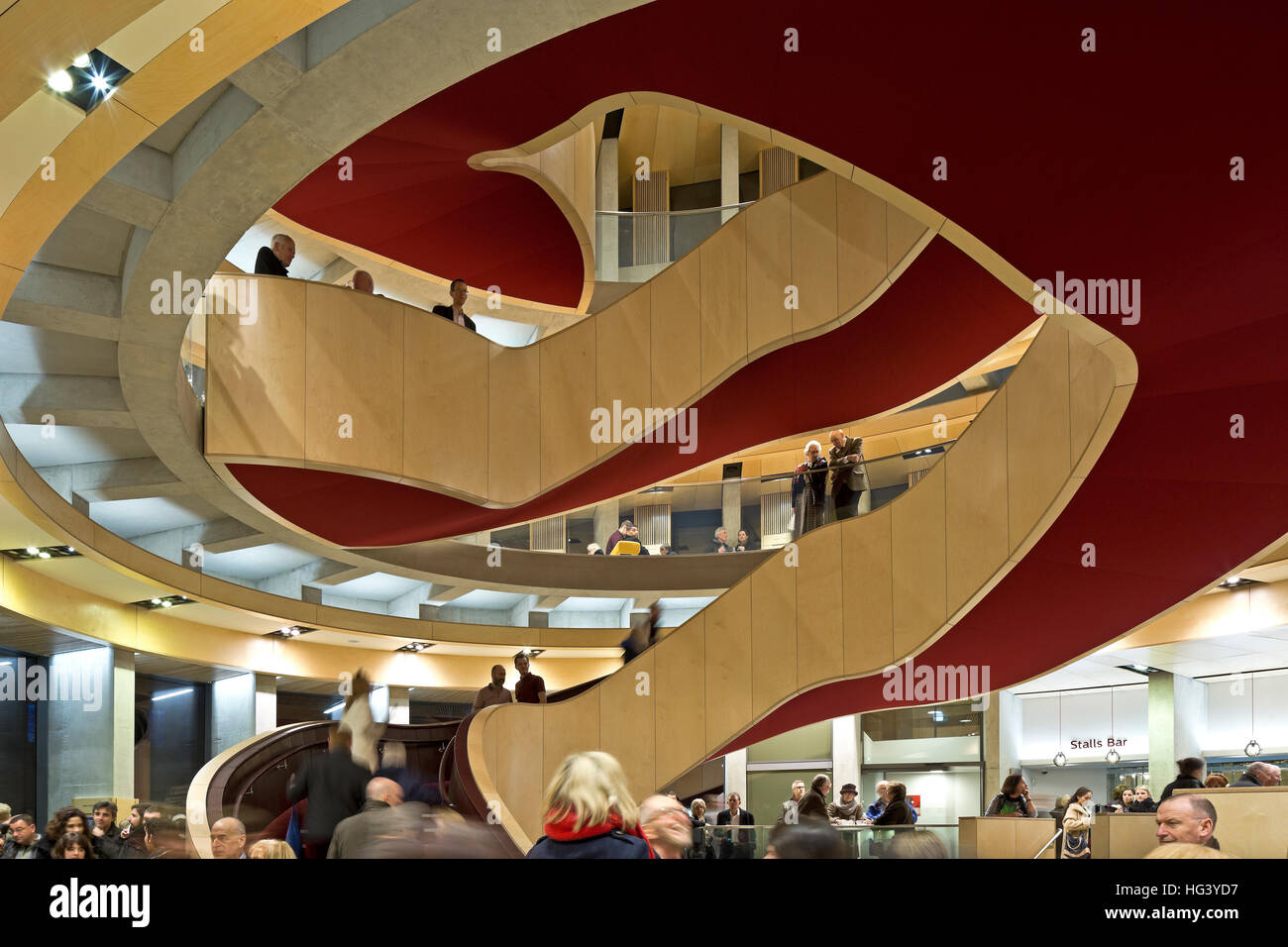 Theatre Royal Glasgow, Scotland, Regno Unito. Vista interna. Foto Stock