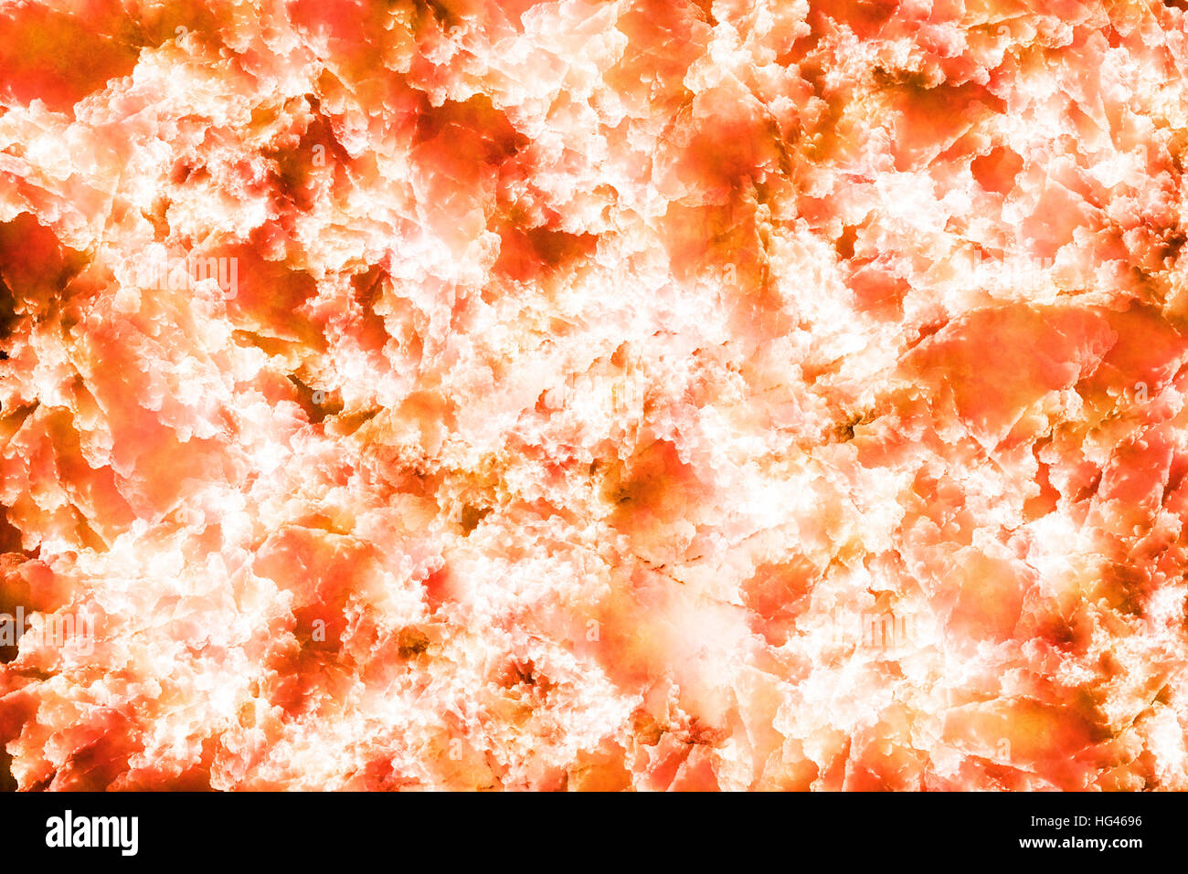 Rosso fuoco caldo sul retro nero suolo , 3d illustrazione Foto Stock