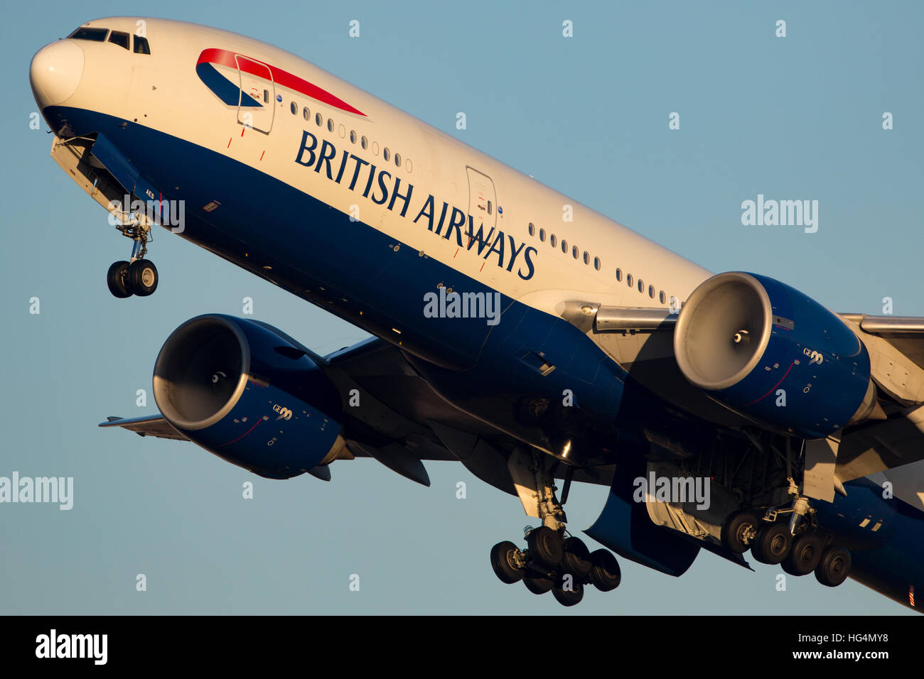 British Airways Boeing 777 Foto Stock