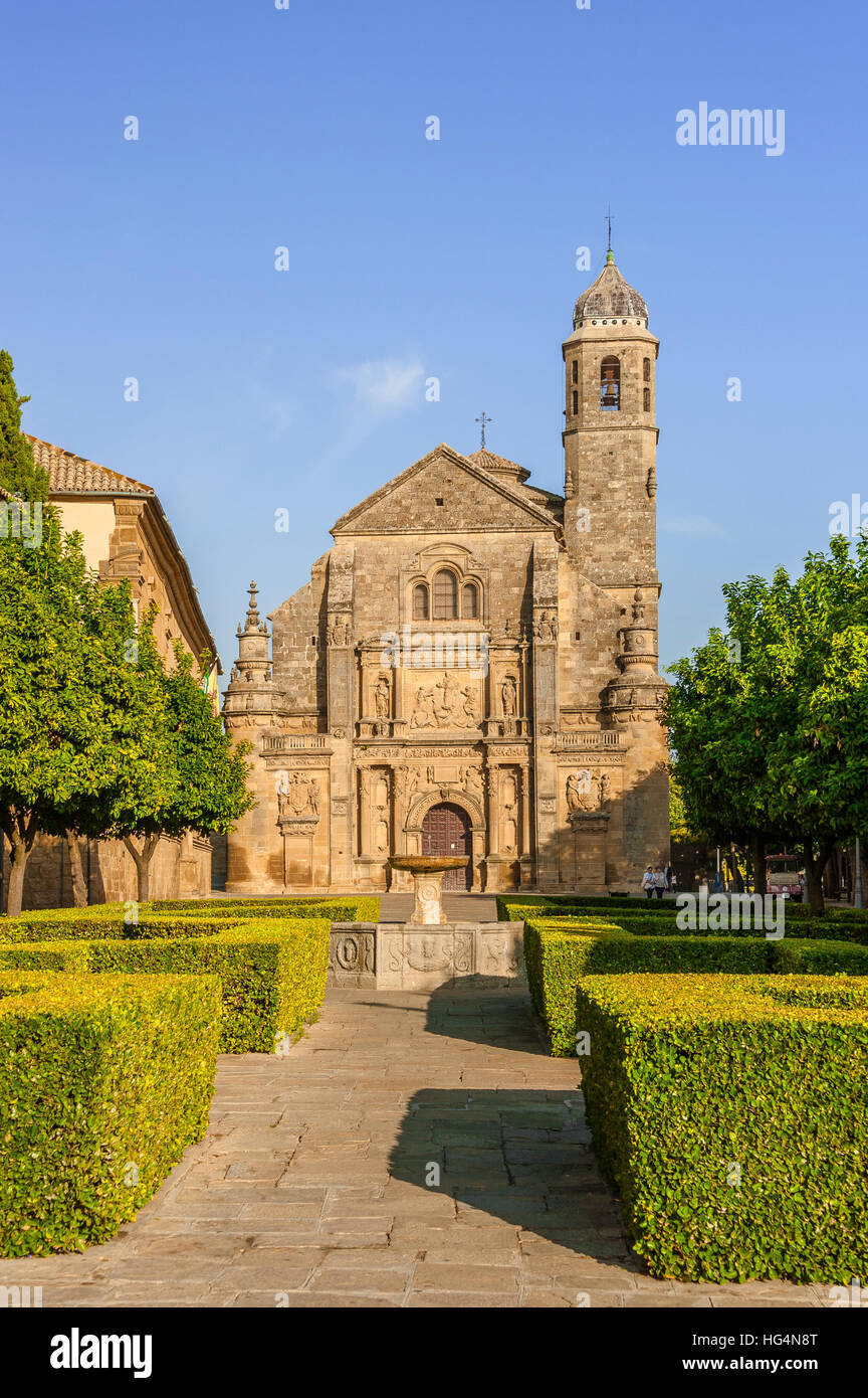 Cappella di San Salvador città di Ubeda, zona monumentale, sito patrimonio mondiale dell'UNESCO, provincia Jaen, Andalusia, Spagna Foto Stock
