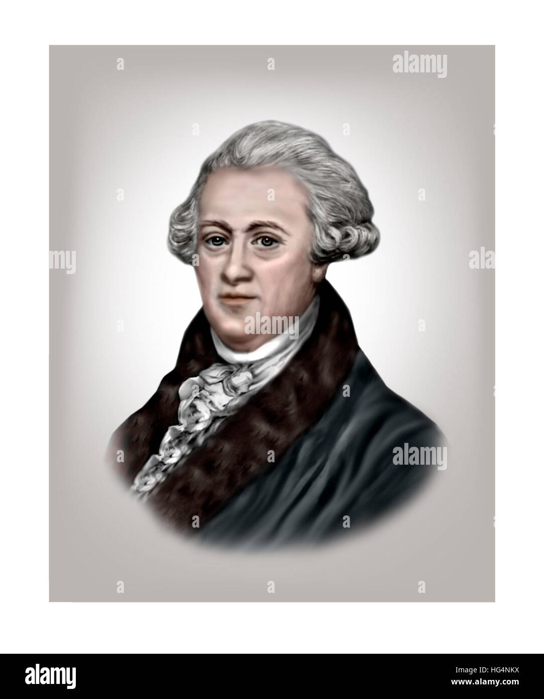 William Herschel, 1738-1822, astronomo Foto Stock