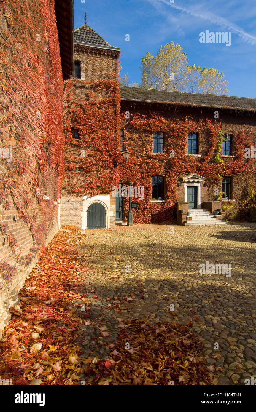 BRD, Deutschland, NRW, Kreis Düren, Aldenhofen, Engelsdorf, die Ursprünge der Burg Engelsdorf reichen zurück bis in das 11. Jahrhundert. Die Burg ist Foto Stock