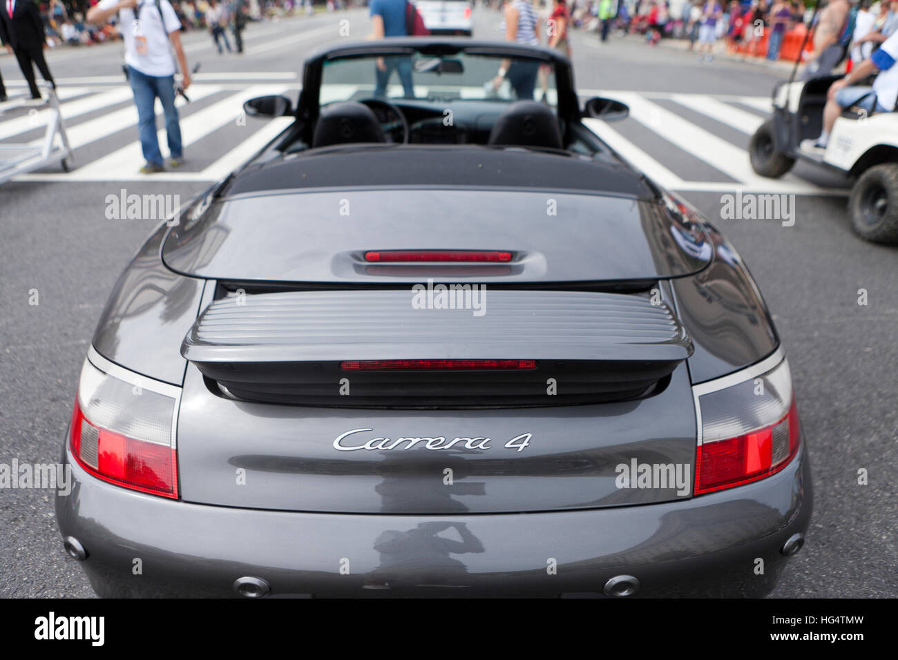 2007 Porsche Carrera 4 cabrio - USA Foto Stock