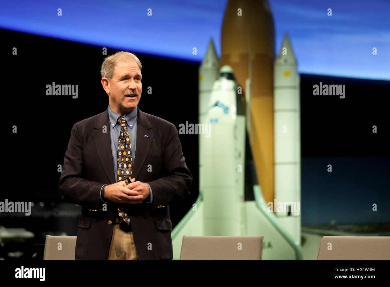 John Grunsfeld, space shuttle astronauta, scienziato ed ex capo della NASA la direzione di missione di scienza - Washington DC, Stati Uniti d'America Foto Stock