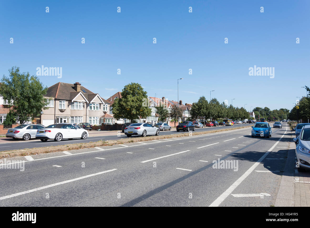 Great West Road (A4), Osterley, London Borough di Hounslow, Greater London, England, Regno Unito Foto Stock