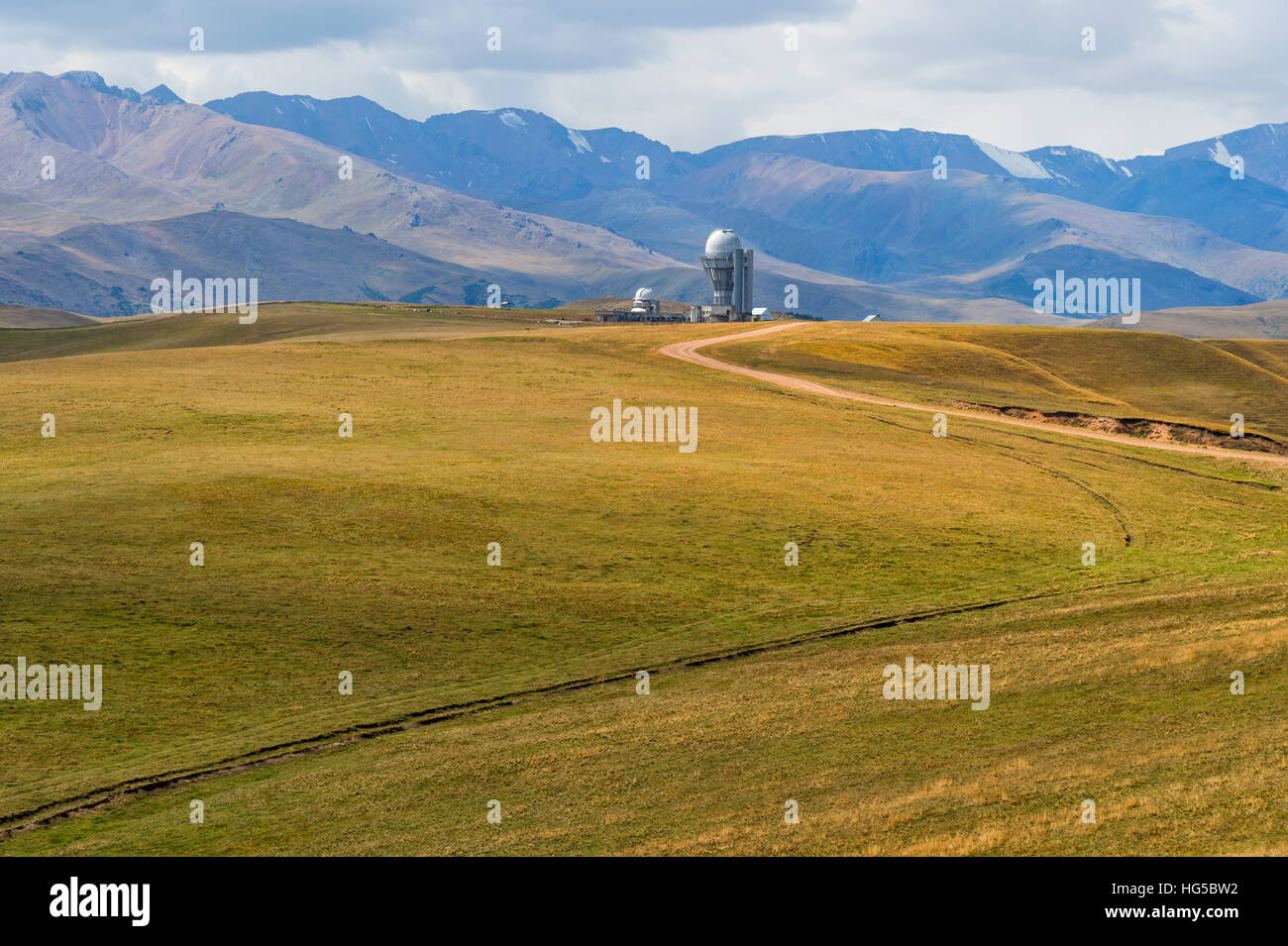 Tien Shan osservatorio astronomico, Ile-Alatau National Park, Assy altopiano, Almaty in Kazakistan e in Asia Centrale, Asia Foto Stock