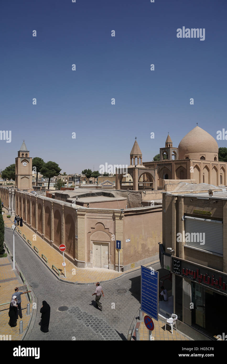 Vank (Armeno) Cattedrale precinct, Isfahan, Iran, Medio Oriente Foto Stock