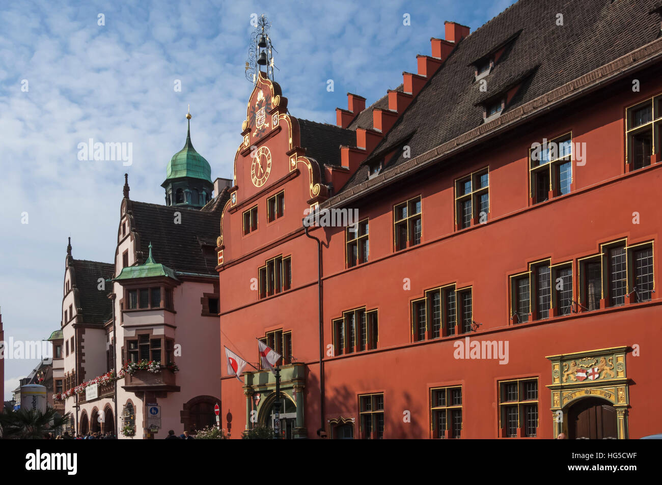 Haus zum Walfisch [Whale House], Freiburg im Breisgau, Foresta Nera, Baden-Württemberg, Germania Foto Stock