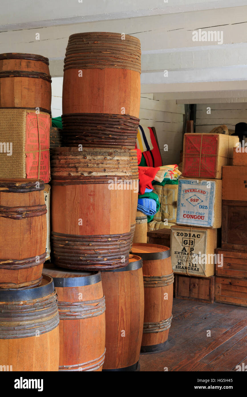 Fort Langley National Historic Site, Fort Langley, regione di Vancouver, British Columbia, Canada Foto Stock