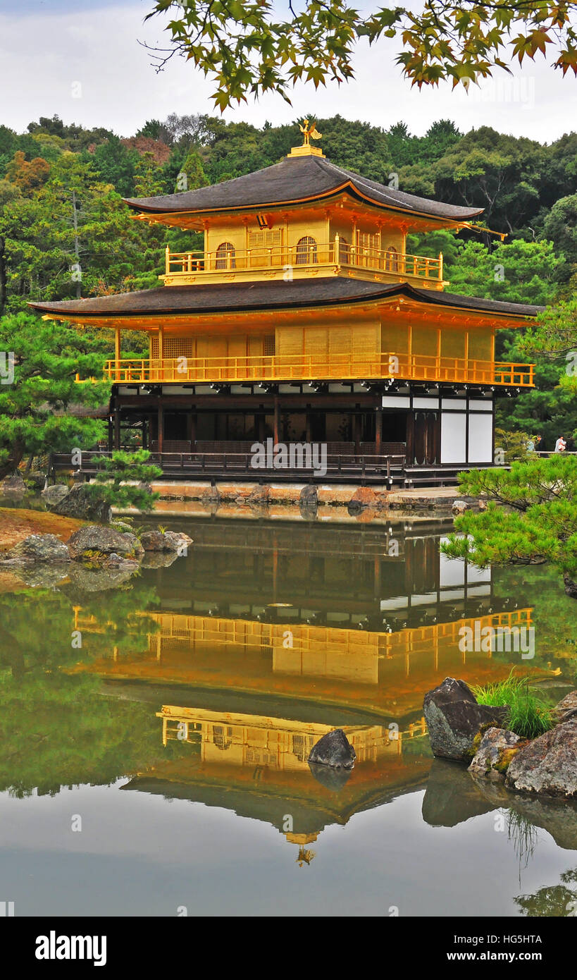 Tempio d'oro Kyoto in Giappone Foto Stock