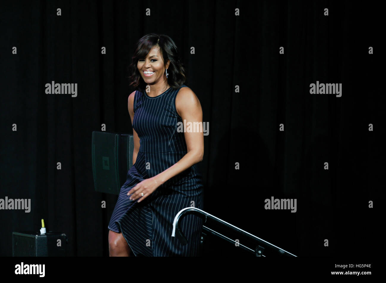 La First Lady Michelle Obama parla durante un SXSW keynote dedicata alla "Lasciate che le ragazze imparare' iniziativa il 16 marzo 2016 ad Austin, Texas. Foto Stock