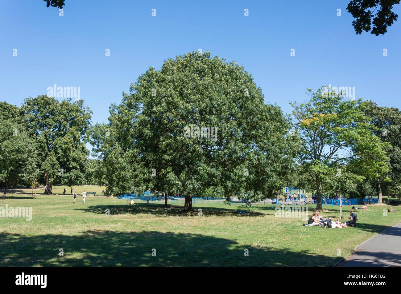Parco Lammas, Northfield Avenue, Northfields, London Borough of Ealing, Greater London, England, Regno Unito Foto Stock