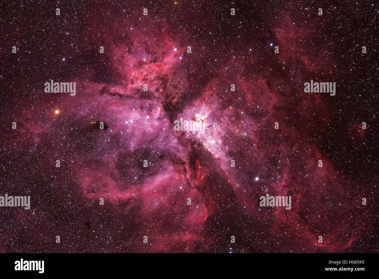 NGC 7332, il Carina Nebula. Foto Stock