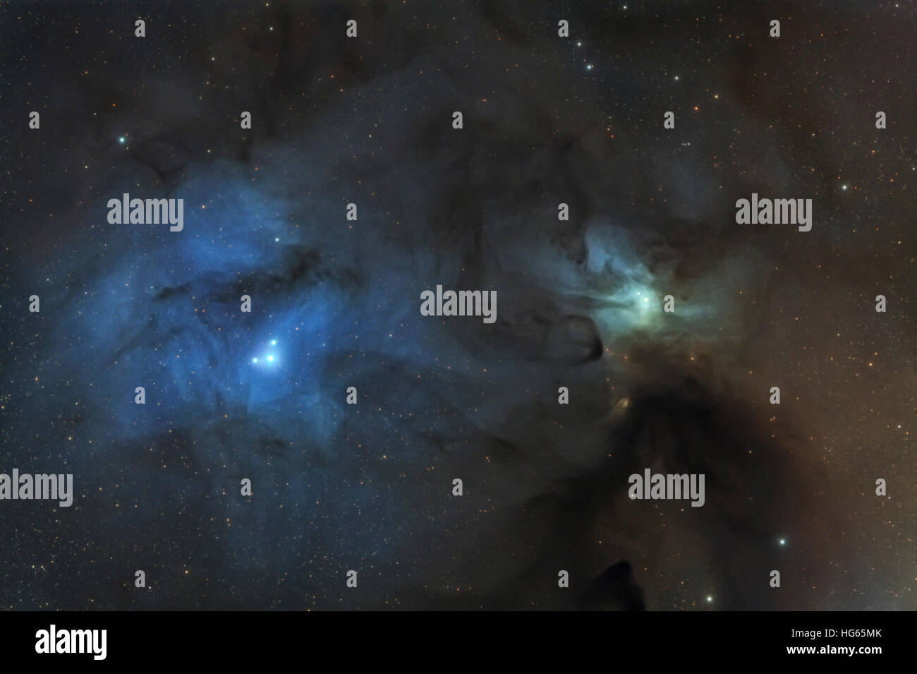 IC 4603 polvere e nebulosa di riflessione. Foto Stock