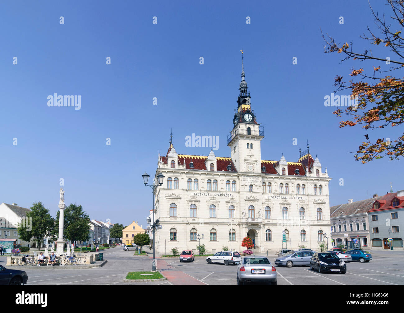 Laa an der Thaya: Municipio, Weinviertel, Niederösterreich, Austria Inferiore, Austria Foto Stock