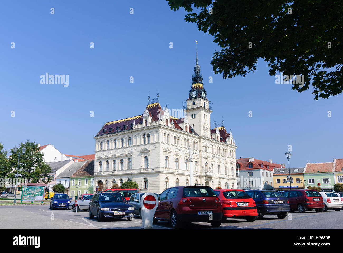 Laa an der Thaya: Municipio, Weinviertel, Niederösterreich, Austria Inferiore, Austria Foto Stock