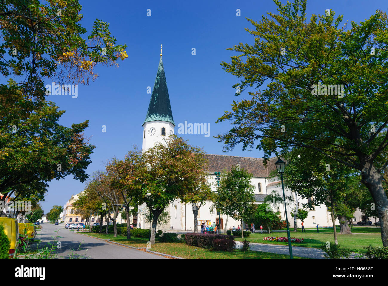 Laa an der Thaya: Chiesa St. Veit, Weinviertel, Niederösterreich, Austria Inferiore, Austria Foto Stock