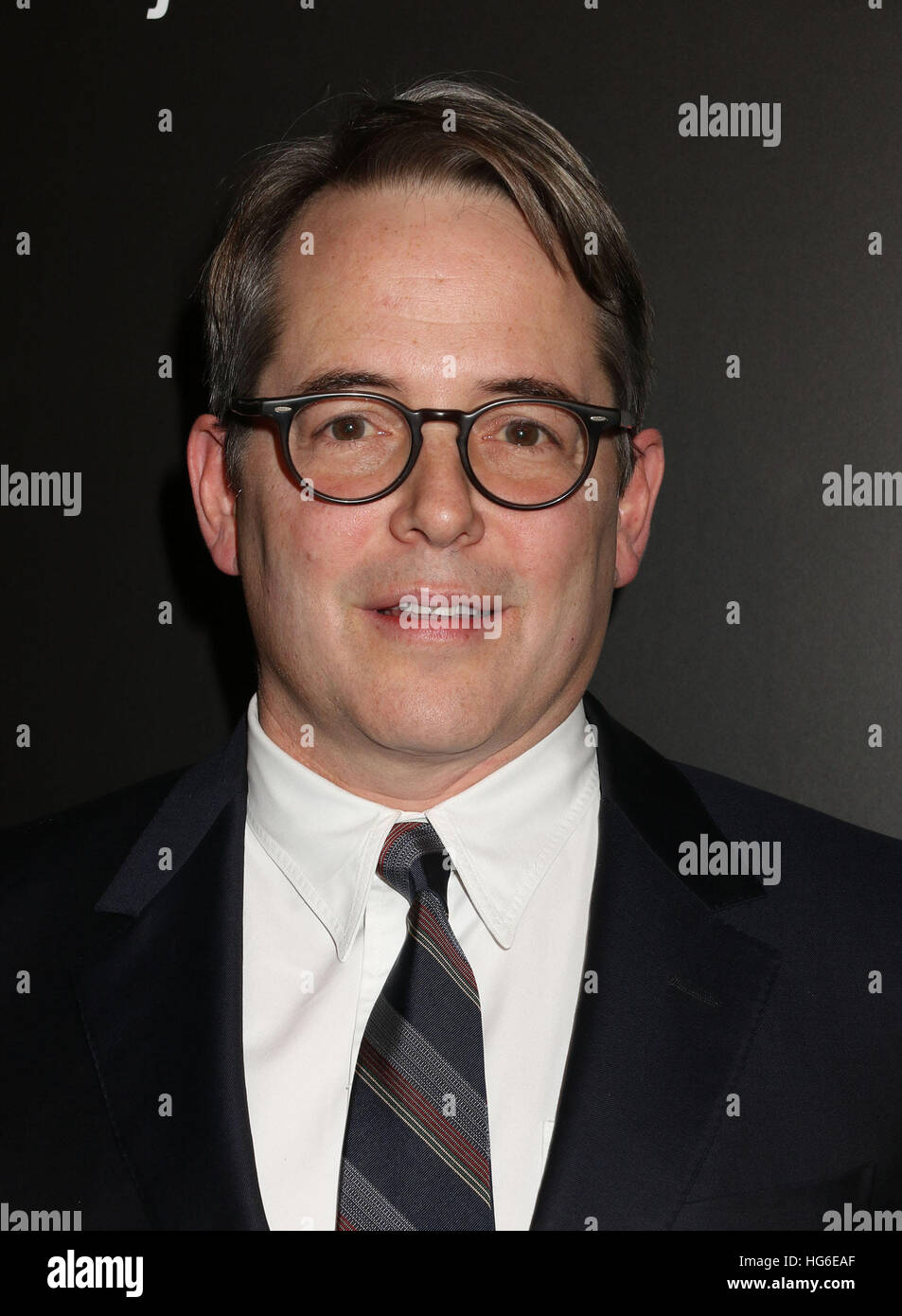 New York, New York, Stati Uniti d'America. 4 gennaio, 2017. Attore Matthew Broderick assiste il 2016 National Board of Review gala tenutosi a Cipriani 42nd Street. © Nancy Kaszerman/ZUMA filo/Alamy Live News Foto Stock