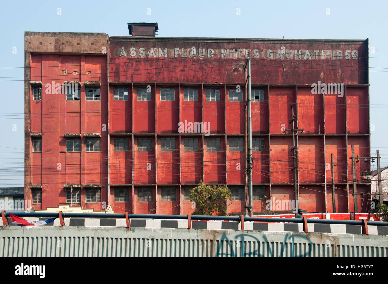 Assam mulini per farina edificio (1956) di Guwahati, India Foto Stock