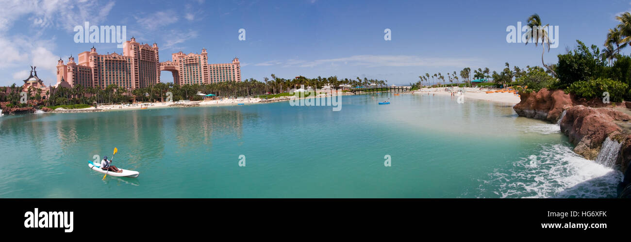 Atlantis Resort Hotel e Casinò, Paradise Island, Bahamas Foto Stock