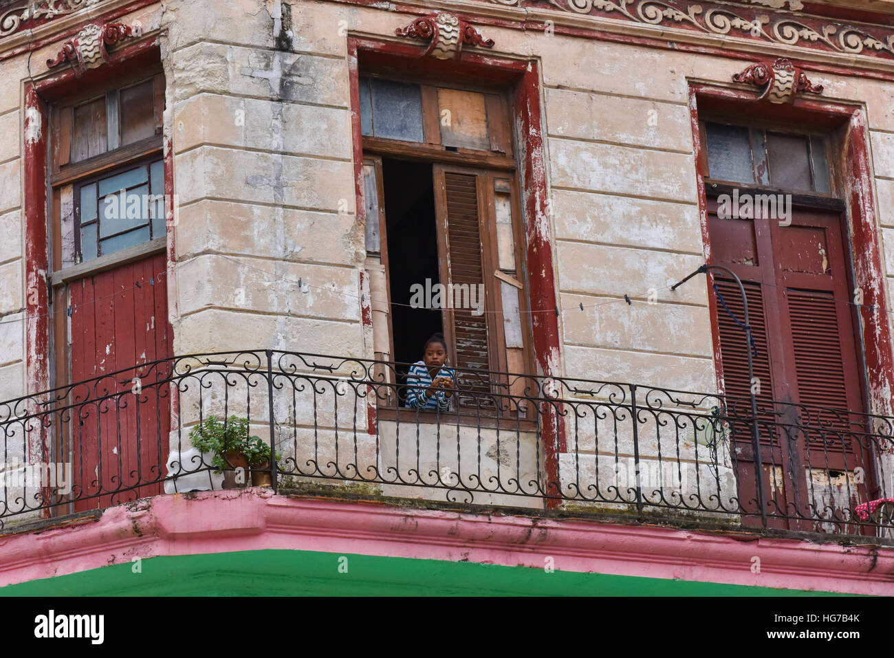 Costruzione di Havana Foto Stock