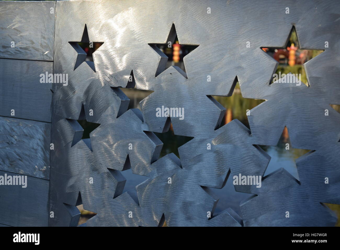 La scultura di stelle. Foto Stock