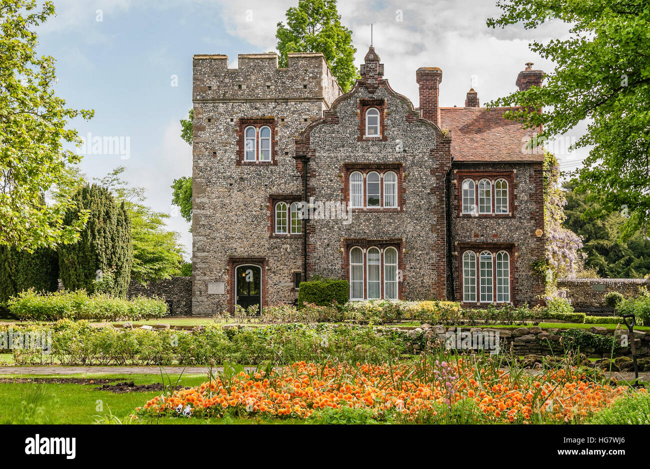 The Tower House at the Westgate Gardens in Canterbury, Kent, Inghilterra Foto Stock