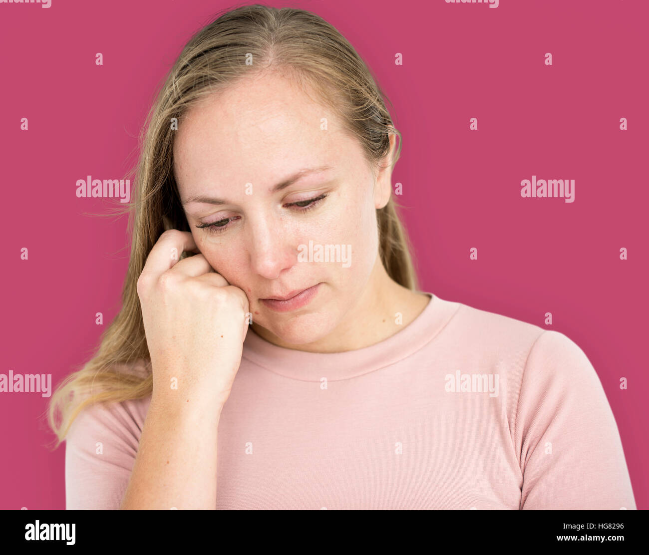 Cuore spezzato tristezza concetto di dolore Foto Stock