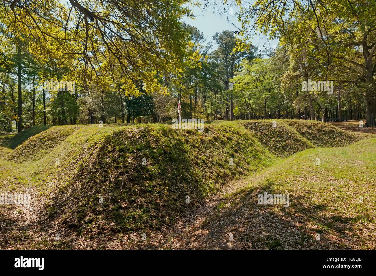 Fort Raleigh National Historic Site, Manteo, Isola Roanoke, Carolina del Nord Foto Stock