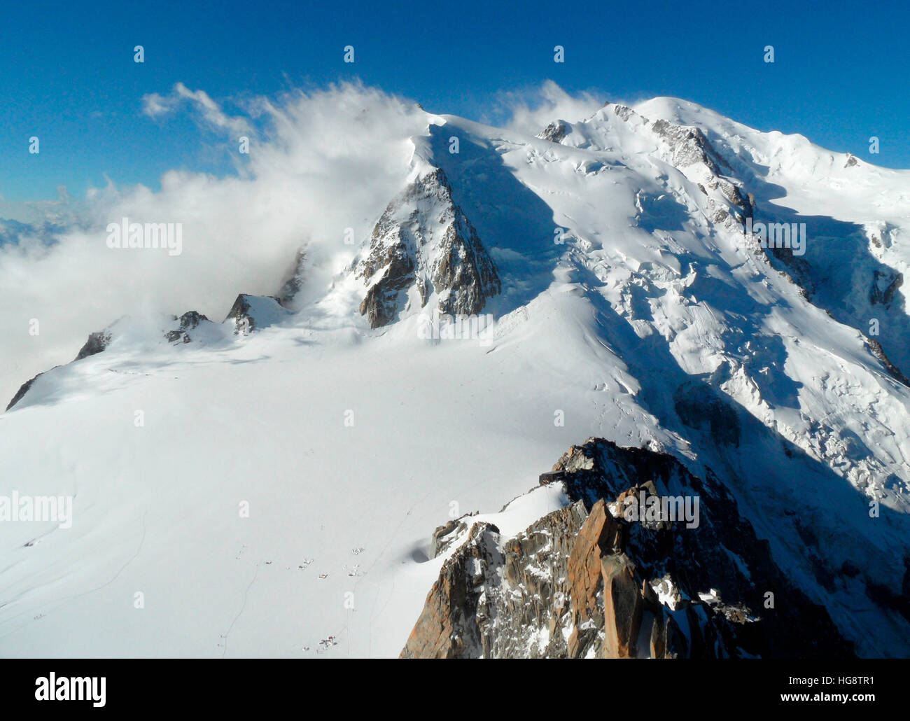 Impressionen: Mont Blanc, Chamonix Frankreich. Foto Stock