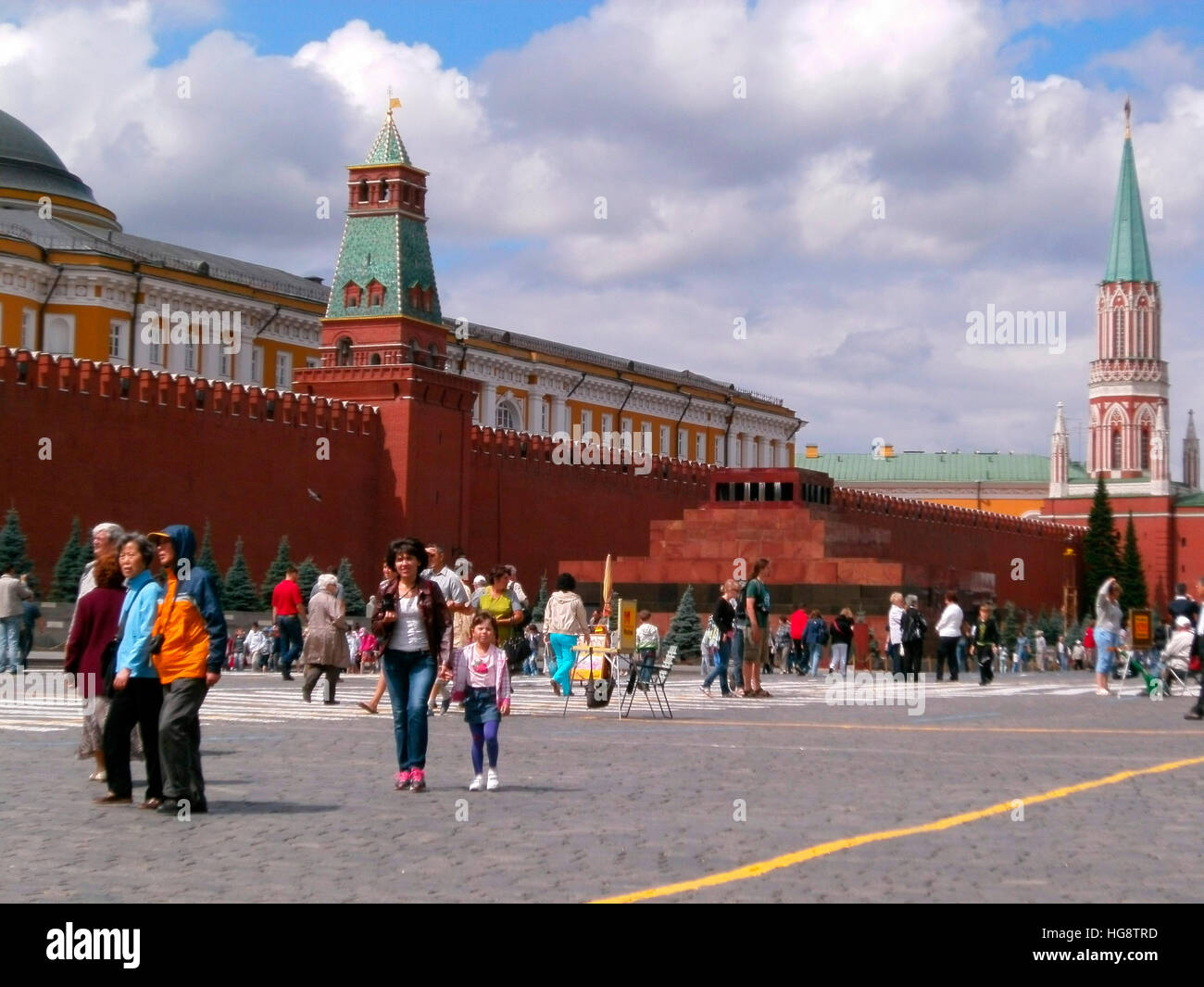 Impressionen: Kreml, Roter Platz, Moskau, Russland. Foto Stock