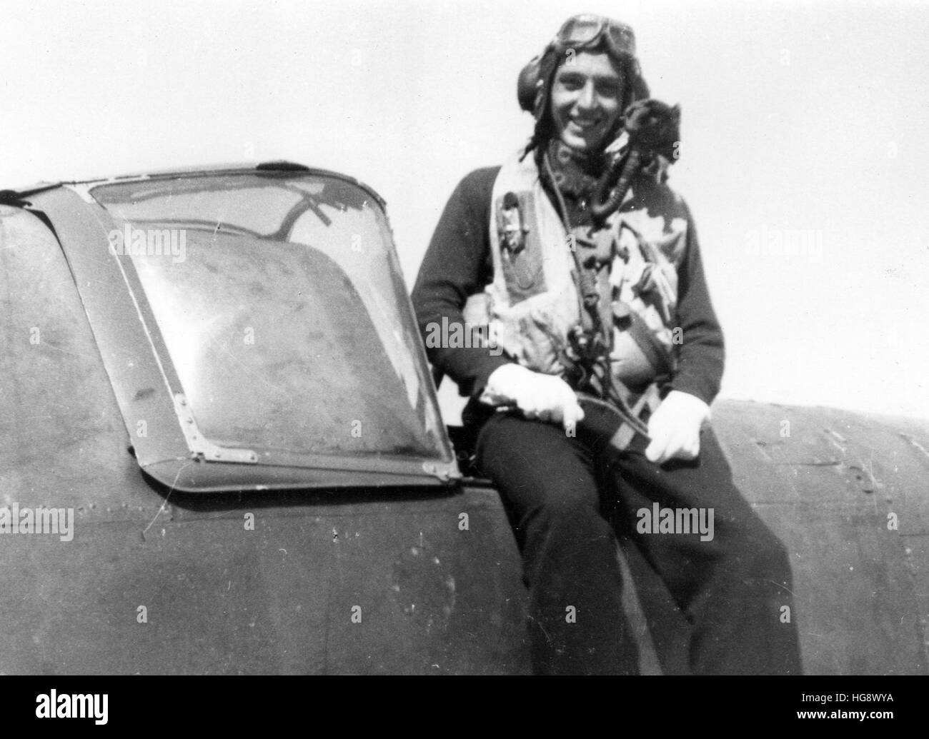 Royal Navy. Fleet Air Arm aviatore pilota. WW2 Foto Stock