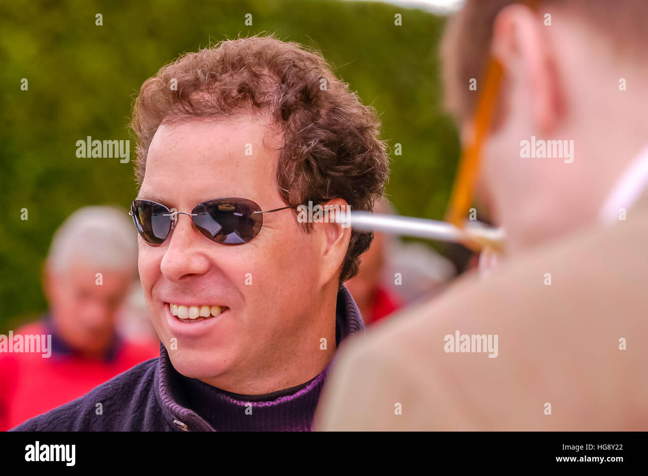 David Armstrong-Jone, Viscount Linley, al Festival di Goodwood di velocità Foto Stock