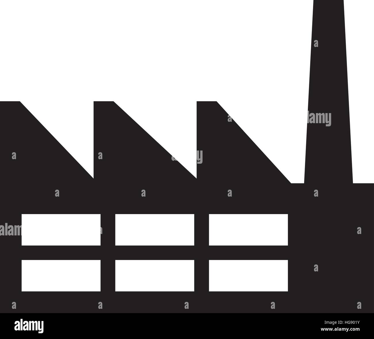 Icona industriale Illustrazione Vettoriale