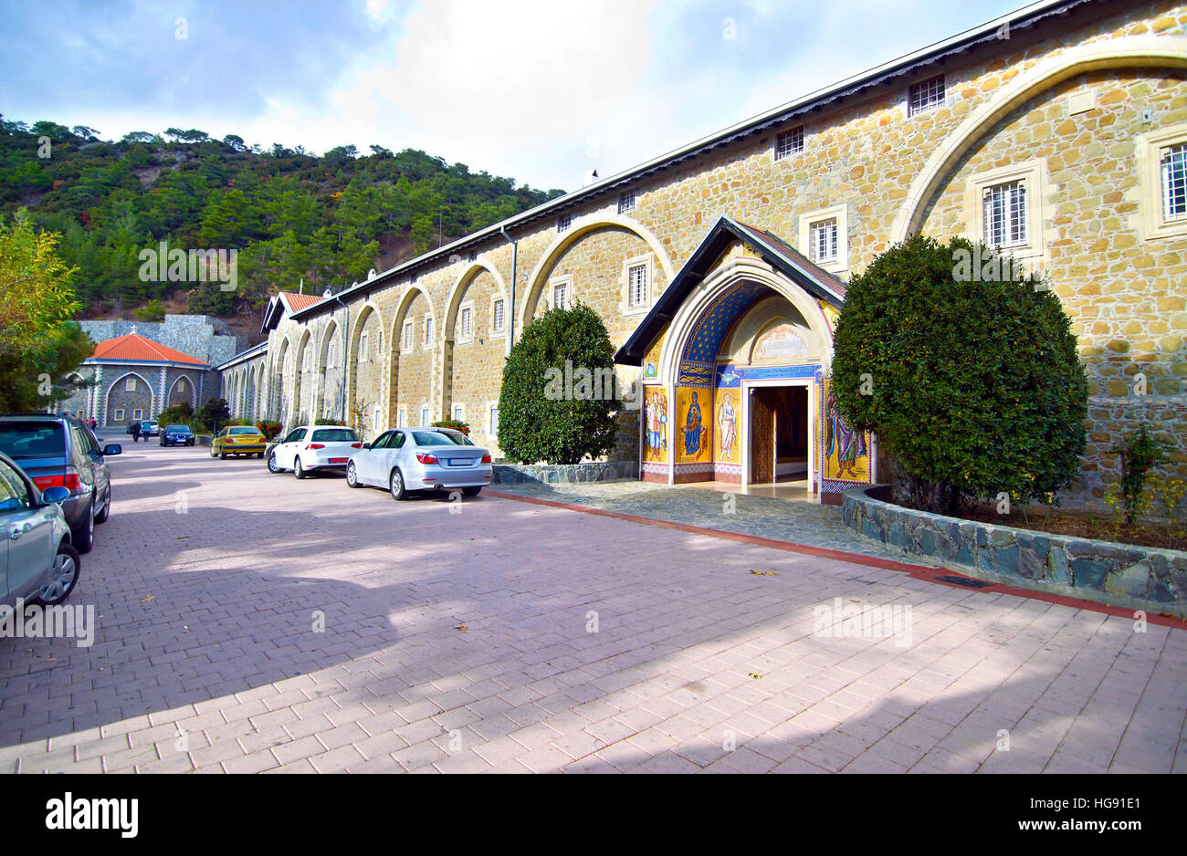 Il Monastero Kykkos a Cipro - i famosi luoghi religiosi Foto Stock