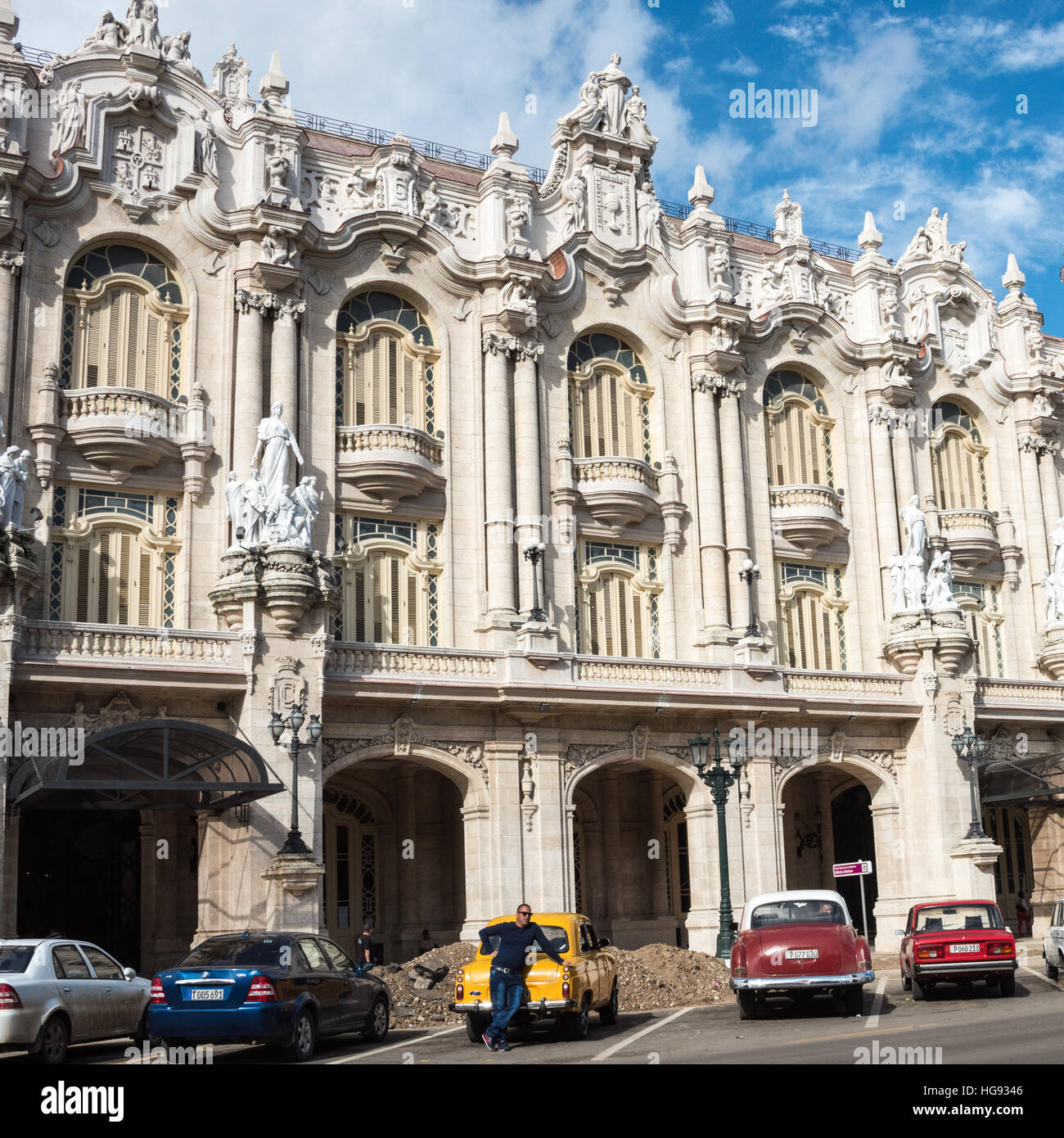 Gran Teatro de La Habana, Cuba Foto Stock