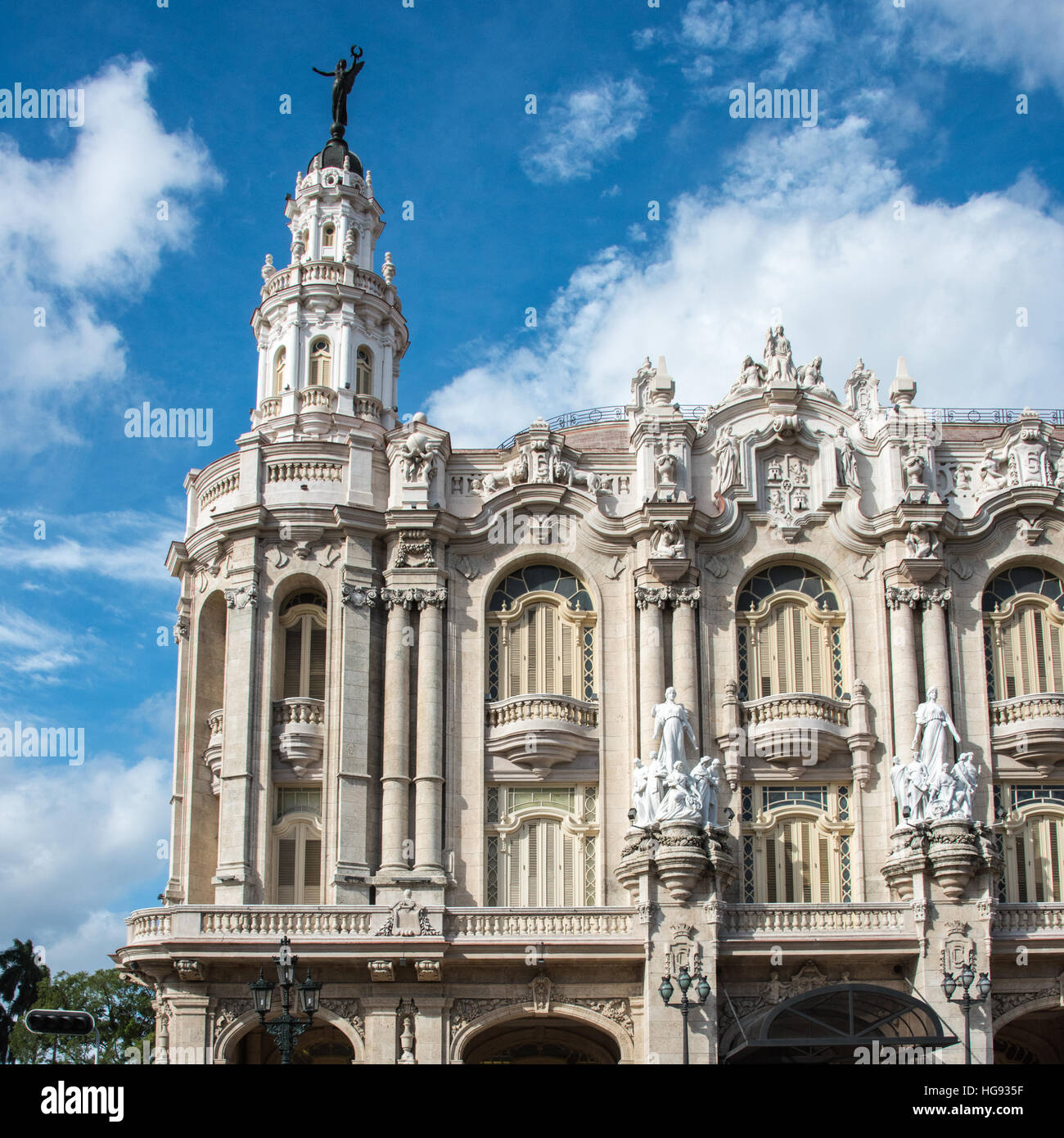Gran Teatro de La Habana, Cuba Foto Stock