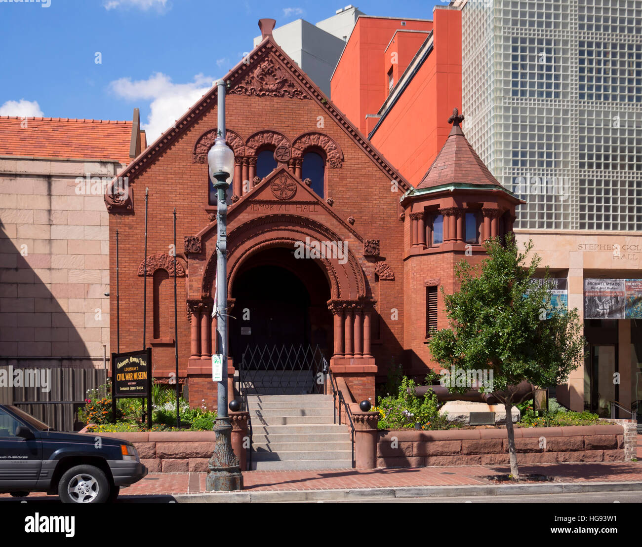 Accampati Memorial Hall di New Orleans Foto Stock